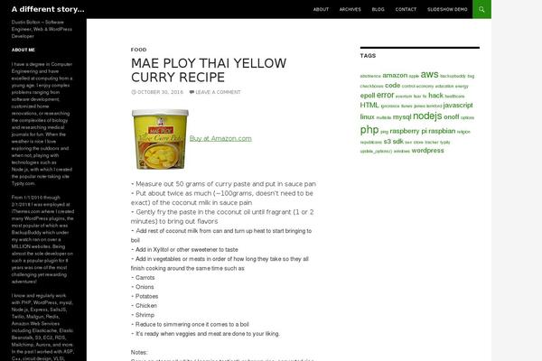 Twenty Fourteen theme site design template sample