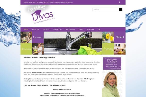 Avada theme site design template sample
