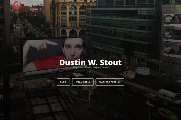 dustinstout.com site used Stout-fse