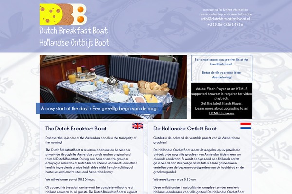 dutchbreakfastboat.nl site used Dbb