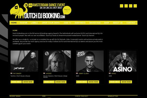 dutchdjbooking.com site used Dutchdjbooking
