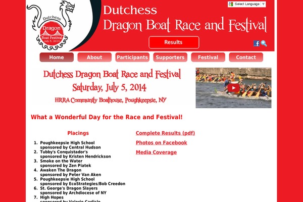 dutchessdragonboat.org site used Ddb