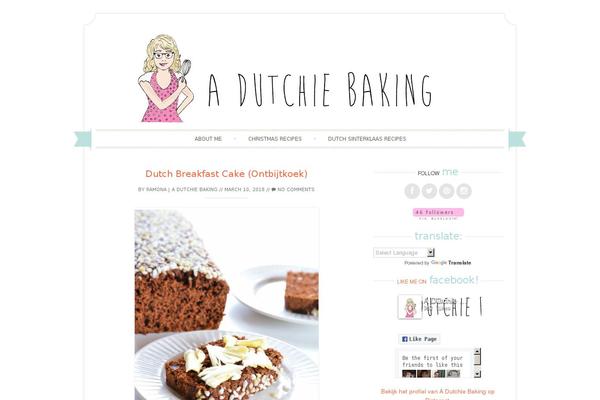 Sugar and Spice theme site design template sample