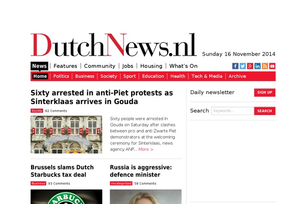 dutchnews.nl site used Dutchnews