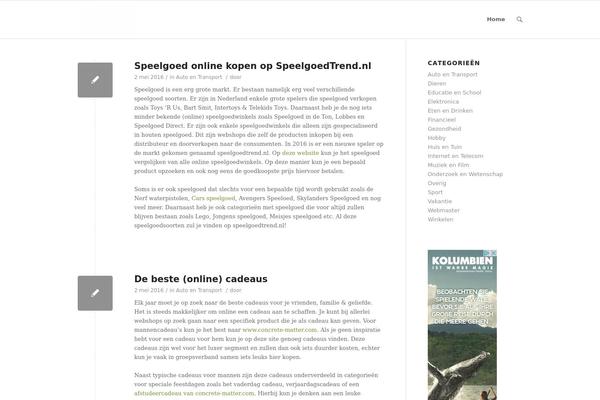 Twenty Sixteen theme site design template sample