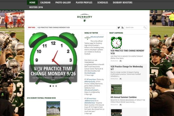 duxburyfootball.com site used Maxmag1.15