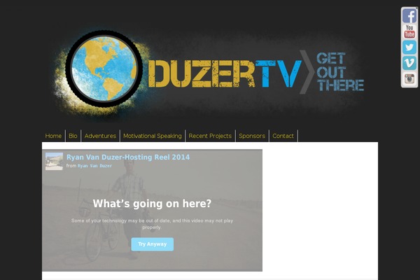 duzertv.com site used Wp-clearvideo105