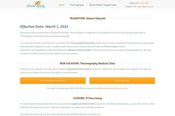 dvineliving.com site used Hypnotherapy