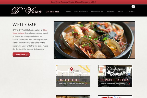 WordPress website example screenshot