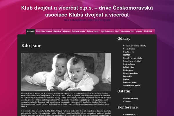 dvojcata-asociace.cz site used Pink and Purple