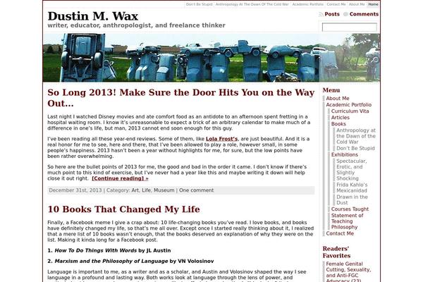 WordPress website example screenshot