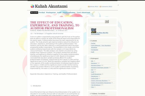 WordPress website example screenshot