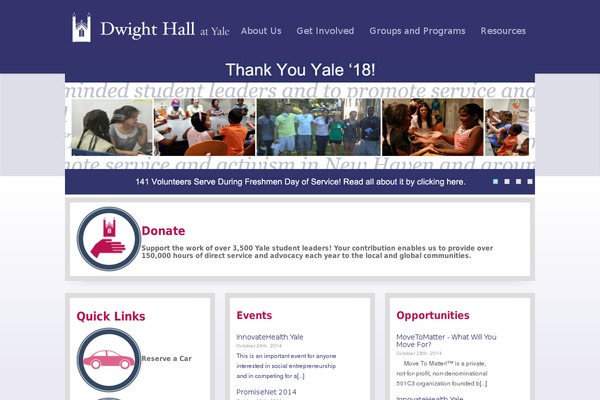 dwighthall.org site used Gutener-pro
