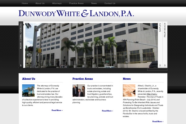 WordPress website example screenshot