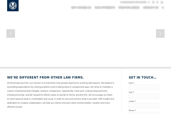 WordPress website example screenshot