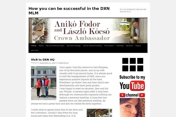 WordPress website example screenshot