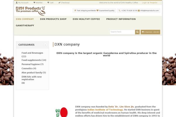 dxnproducts.com site used Dxnproducts