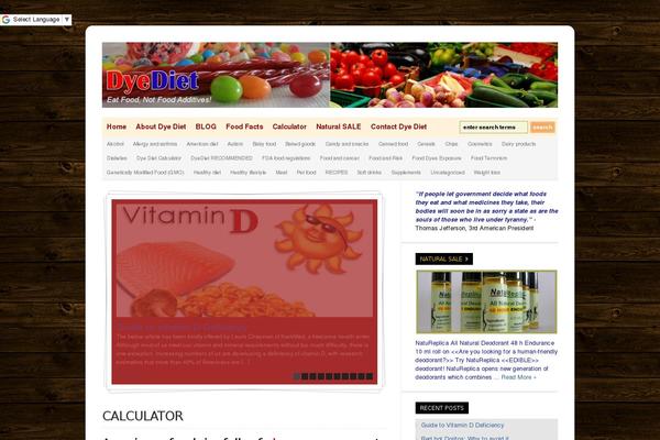 dyediet.com site used WP-Ellie