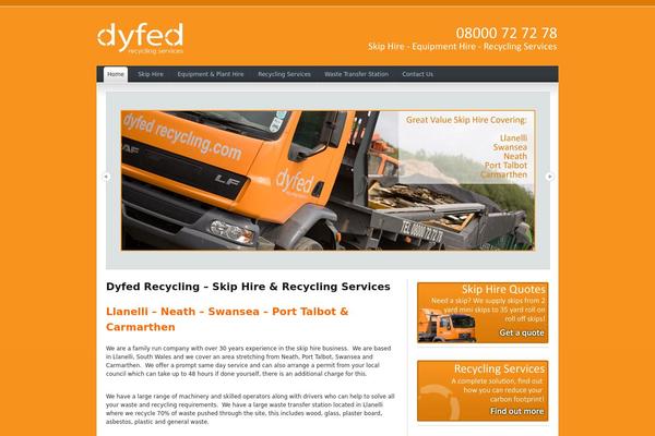 dyfedrecycling.com site used The Station
