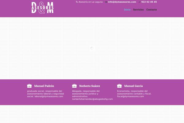 Dym theme websites examples