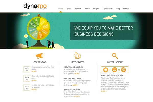 Dynamo theme site design template sample