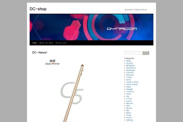 WordPress website example screenshot