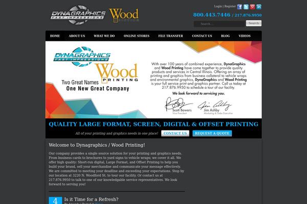 WordPress website example screenshot