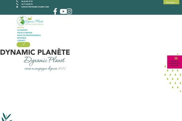 dynamic-planet.com site used Avamac-theme