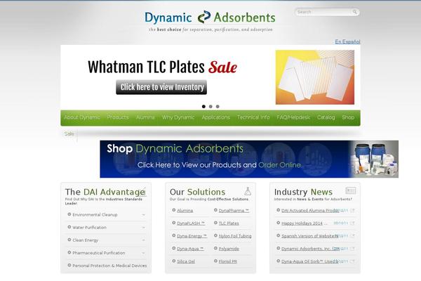 dynamicadsorbents.com site used Dynamicadsorbents