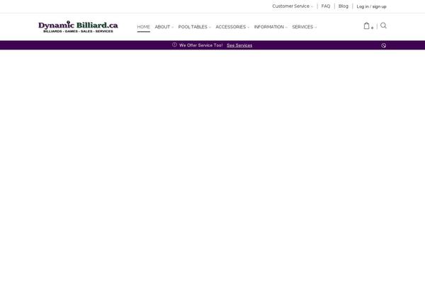 dynamicbilliard.ca site used Dynamic-billiard-theme