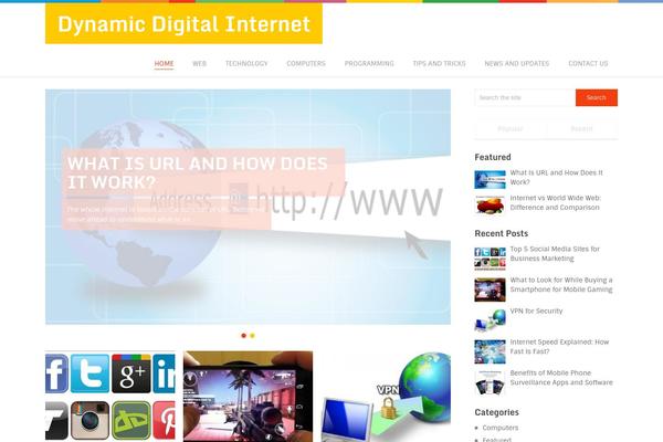 Spike theme site design template sample