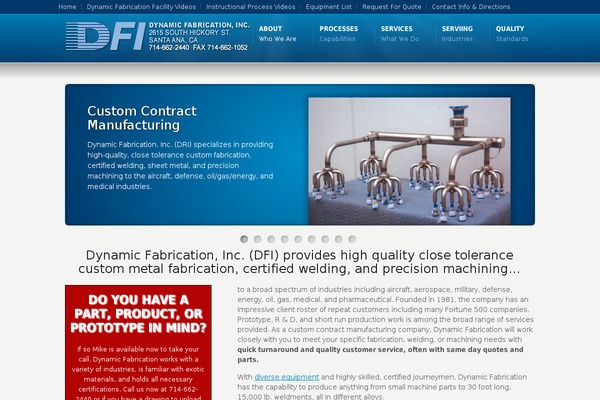 WordPress website example screenshot