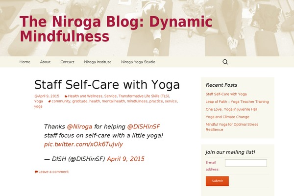 Twenty Thirteen theme site design template sample