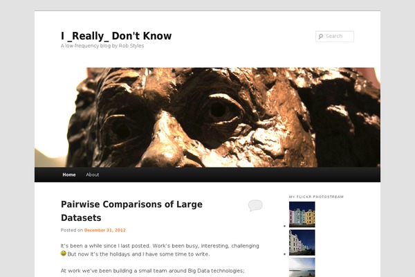 Twenty Eleven theme site design template sample