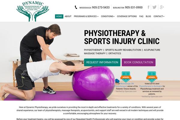dynamicphysiotherapy.ca site used Dynamic-physiotherapy