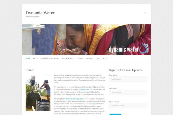 dynamicwater.org site used Attitude