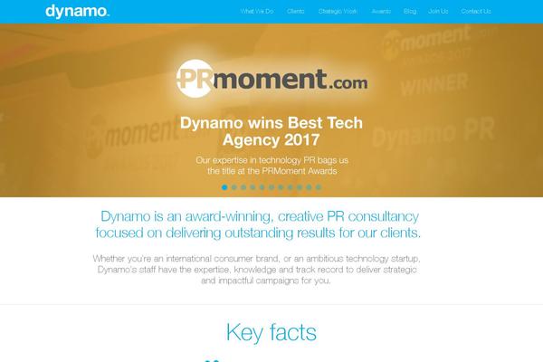 Dynamo theme site design template sample