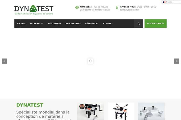 dynatest.fr site used Industrypress