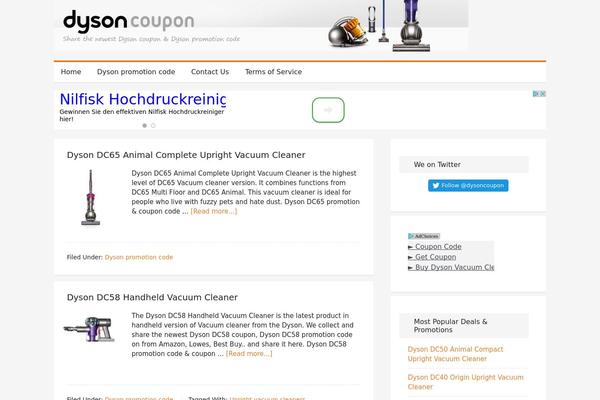 dysoncoupon.net site used Dyson