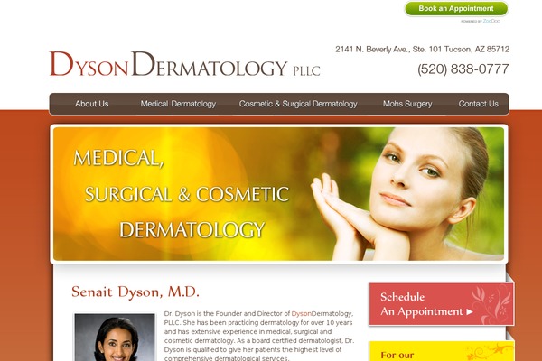 dysondermatology.com site used Dyson