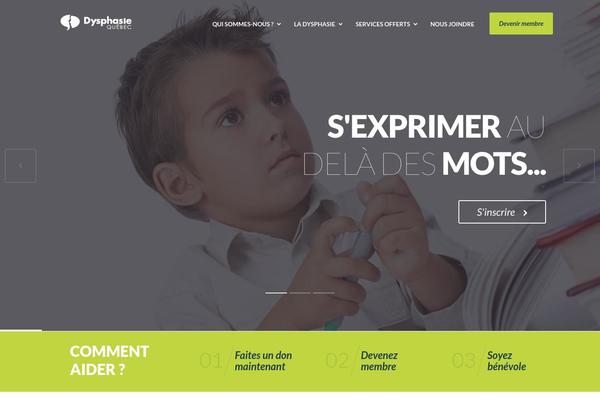 dysphasie-quebec.com site used Philanthropy