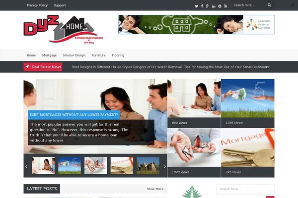 NewsZone theme site design template sample
