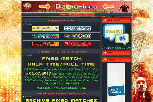 dzeko-info.com site used Dzekoinfo