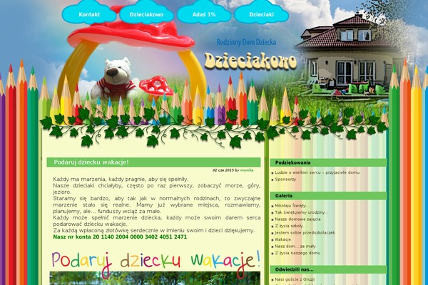 dzieciakowo.org.pl site used Wooden-fence-kids