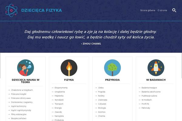 dzieciecafizyka.pl site used Dzieciecafizyka