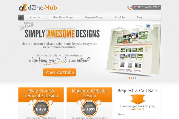 dzine-hub theme websites examples