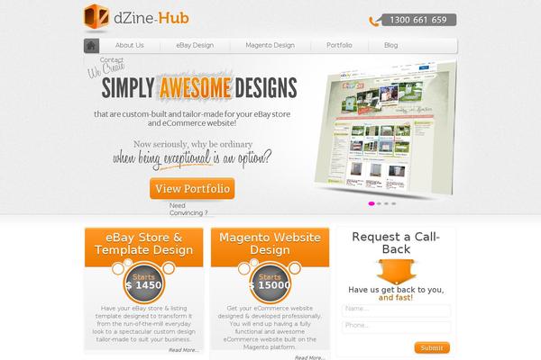 dzinehub.com.au site used Dzine-hub