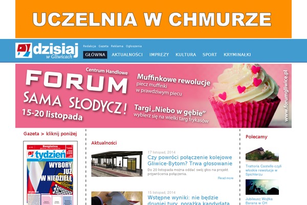 dzisiajwgliwicach.pl site used Newspaper2