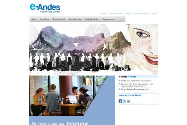 e-andes.com site used Thematic