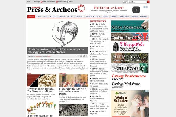 e-archeos.com site used BlogNews
